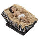 STOCK Gesù con culla resina dipinta presepe 60 cm s3