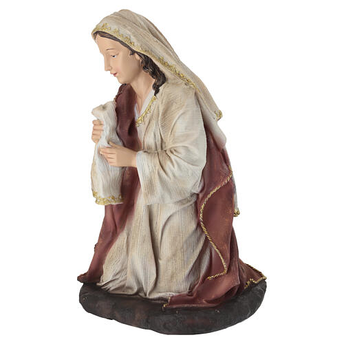 STOCK Marie en résine peinte pour crèche 60 cm 4