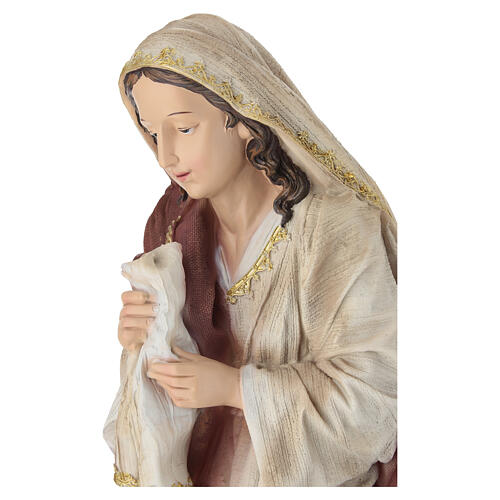 STOCK Marie en résine peinte pour crèche 60 cm 7
