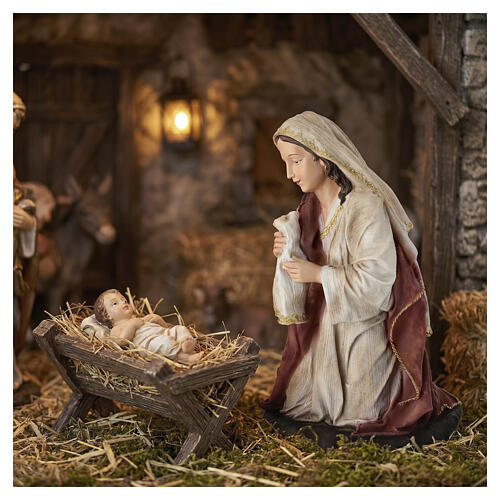 STOCK Maria resina dipinta presepe 60 cm 2