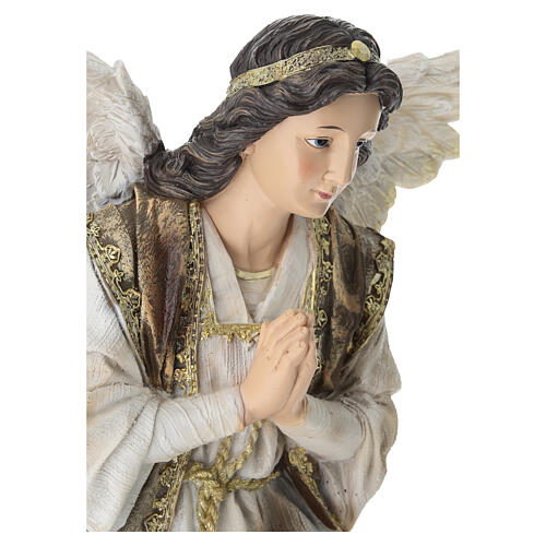 STOCK Painted resin angel for 60 cm Nativity Scene 5