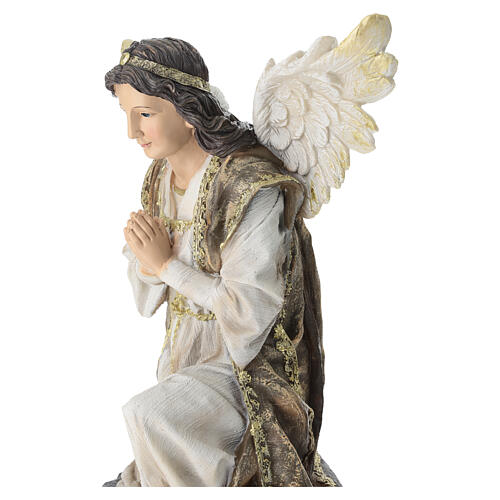 STOCK Angelo resina dipinta presepe 60 cm 7