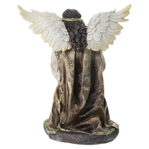 STOCK Angelo resina dipinta presepe 60 cm 9