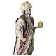STOCK Roi mage blanc debout en résine pour crèche 60 cm s5