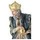 STOCK Roi mage blanc agenouillé en résine peinte pour crèche 60 cm s7
