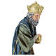 STOCK Magio bianco inginocchiato resina dipinta presepe 60 cm s5