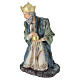 STOCK Biały Król Mędrzec klęczący - figura do szopki 60 cm, żywica malowana s4