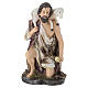STOCK Resin kneeling shepherd with lamb for 60 cm Nativity Scene s1