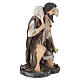 STOCK Resin kneeling shepherd with lamb for 60 cm Nativity Scene s6