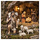 STOCK Pasterz z barankiem - figura do szopki 60 cm, żywica malowana s2