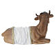 STOCK Painted resin ox for 60 cm Nativity Scene s6