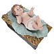 STOCK Enfant Jésus résine colorée crèche 100 cm s4