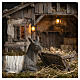 STOCK Asino in resina colorata presepe 90 cm s2