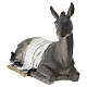 STOCK Asino in resina colorata presepe 90 cm s3