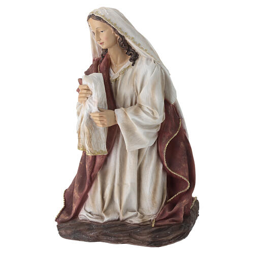 STOCK Marie en résine peinte pour crèche 90 cm 4