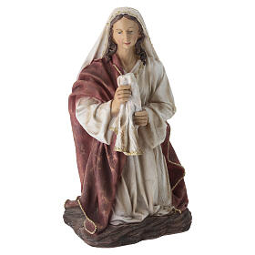 STOCK Maria resina colorata presepe 90 cm