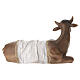 STOCK Bue in resina colorata presepe 90 cm s6