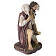 STOCK Pastore con agnello resina colorata presepe 90 cm s6