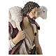 STOCK Pastore con agnello resina colorata presepe 90 cm s7