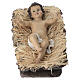 STOCK Gesù con culla resina colorata presepe 90 cm s3