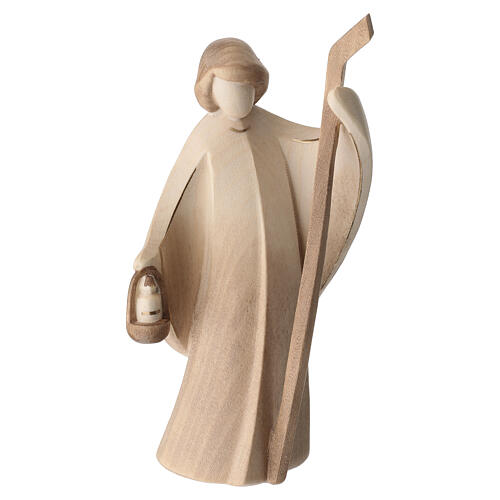 Statuine Sacra Famiglia Aram realizzate a mano in legno doppia patinatura Val Gardena 4