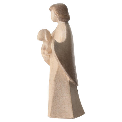 Standing sheep by "Aram" collection, wooden double-patina Val Gardena Nativity Scene figurine 2