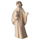Statuetta pastore Aram con pecorella in braccio doppia patinatura Val Gardena s1