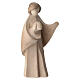 Aram Standing Shepherd and Sheep Figurine in Val Gardena Wood, Double Patina s3