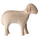 Statuette de mouton Aram qui broute en bois du Val Gardena à double patine s3