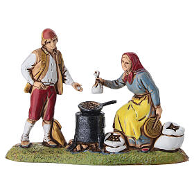 Castagnara con banco presepe Moranduzzo 6 cm