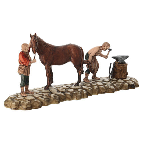 Escena herrador belén Moranduzzo 4 cm 2