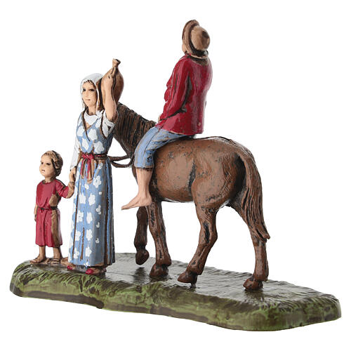Mann zu Pferd mit Familie für 6 cm Krippe von Moranduzzo 3