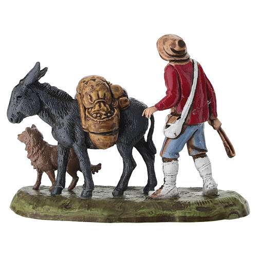 Mann mit Esel für 6 cm Krippe von Moranduzzo 4