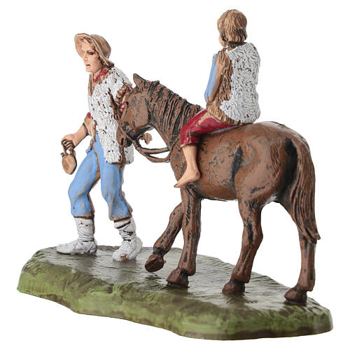 Vater mit Kind zu Pferd für 6 cm Krippe von Moranduzzo 2