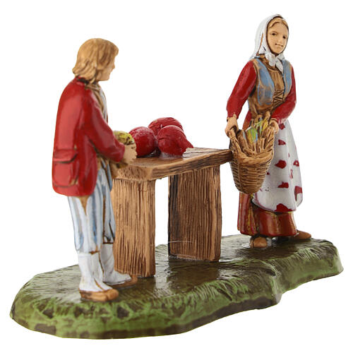 Escena del frutero napolitano belén Moranduzzo 6 cm 3