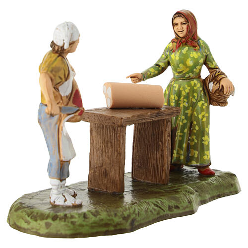 Neapolitan cured-meat seller scene for 6 cm Moranduzzo Nativity Scene 3