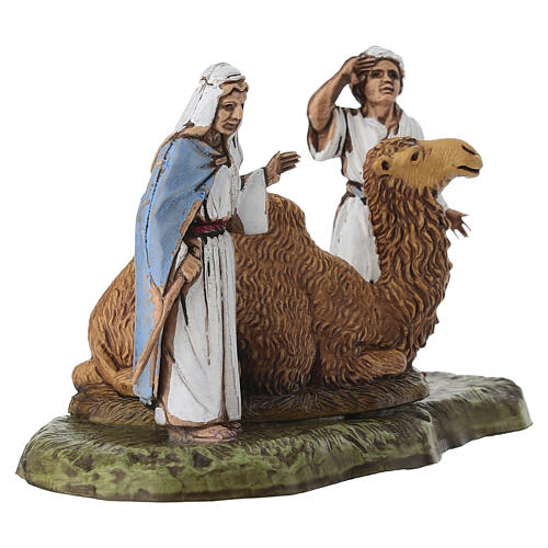 Cammellieri con cammello seduto presepe Moranduzzo 6 cm 2