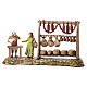 Butcher with Counter Figurine, Moranduzzo Nativity 6 cm s1