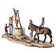 Stone Well with Nativity Figures, Moranduzzo 6 cm s3