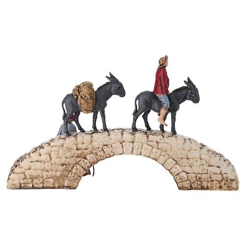 Bridge with Travelers Set, Moranduzzo Nativity 6 cm 4
