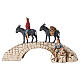 Bridge with Travelers Set, Moranduzzo Nativity 6 cm s1
