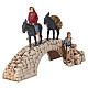 Bridge with Travelers Set, Moranduzzo Nativity 6 cm s3