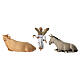 Set Nativité bœuf, âne et Ange Gloria crèche Moranduzzo 6 cm s5