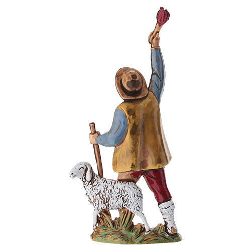 Hirte mit Fackel für 8 cm Krippe von Moranduzzo 4