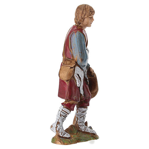 Figurka adoranta z barankiem do szopki Moranduzzo 8 cm 3