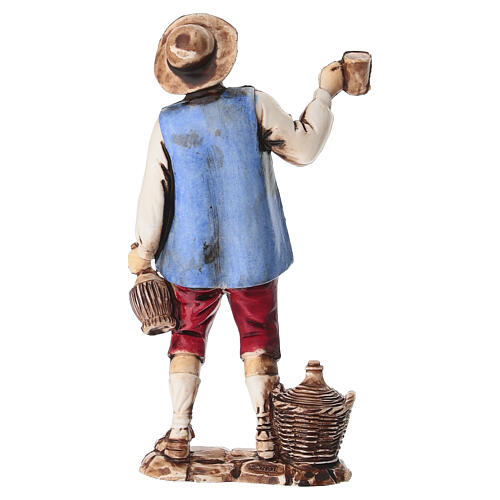 Buveur santon crèche Moranduzzo 8 cm 4