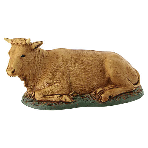 Ox, Donkey and Angel "Gloria", Arabic-style Moranduzzo Nativity Scene, 10 cm 3