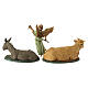 Conjunto boi, burro e Anjo Glória estilo árabe para presépio Moranduzzo 10 cm s5
