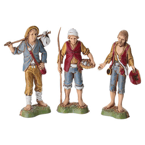 Set pastores 16 piezas belén estilo napolitano 10 cm Moranduzzo 5