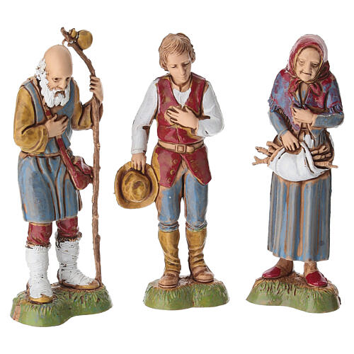 Set pastori 16 pz presepe stile napoletano 10 cm Moranduzzo 3